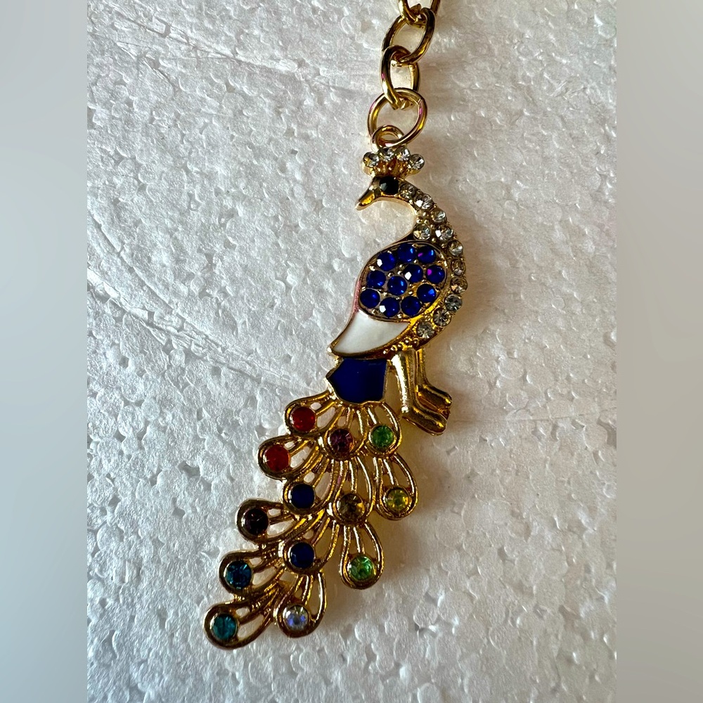 Peacock Keychain Fashion Jewelry